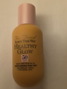 2 new Too Faced Skin Tint Foundation shade vanilla